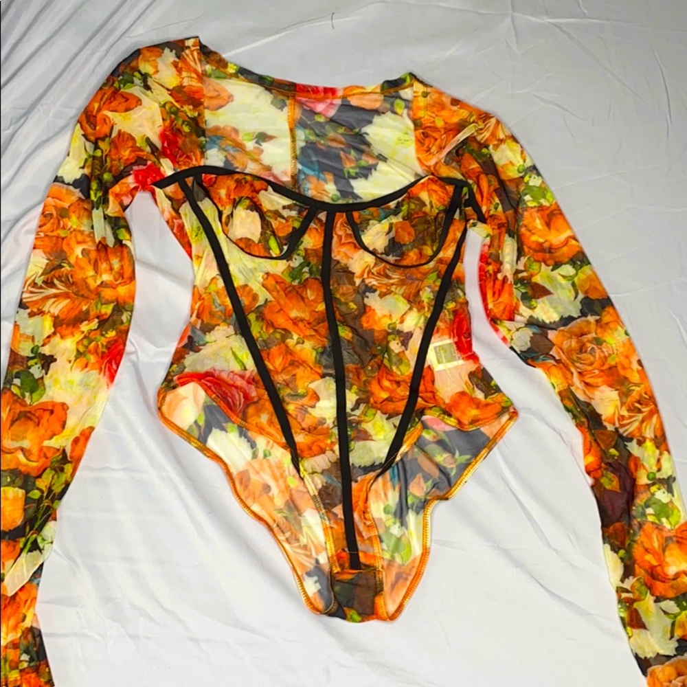 Floral bodysuit